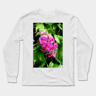 Pink Sweet Pea Long Sleeve T-Shirt